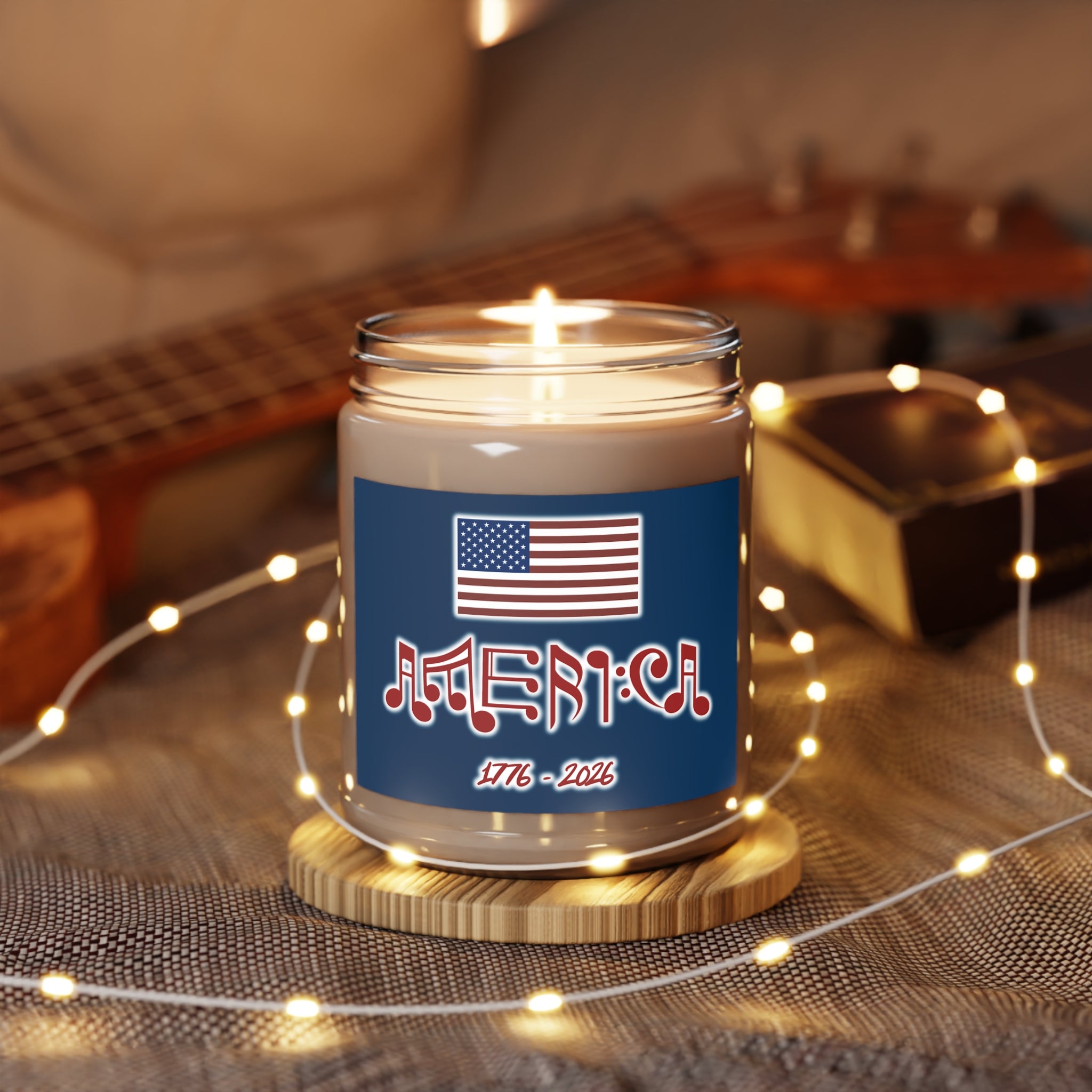"America 1776-2026" Commemorative Blue Label Soy Candle