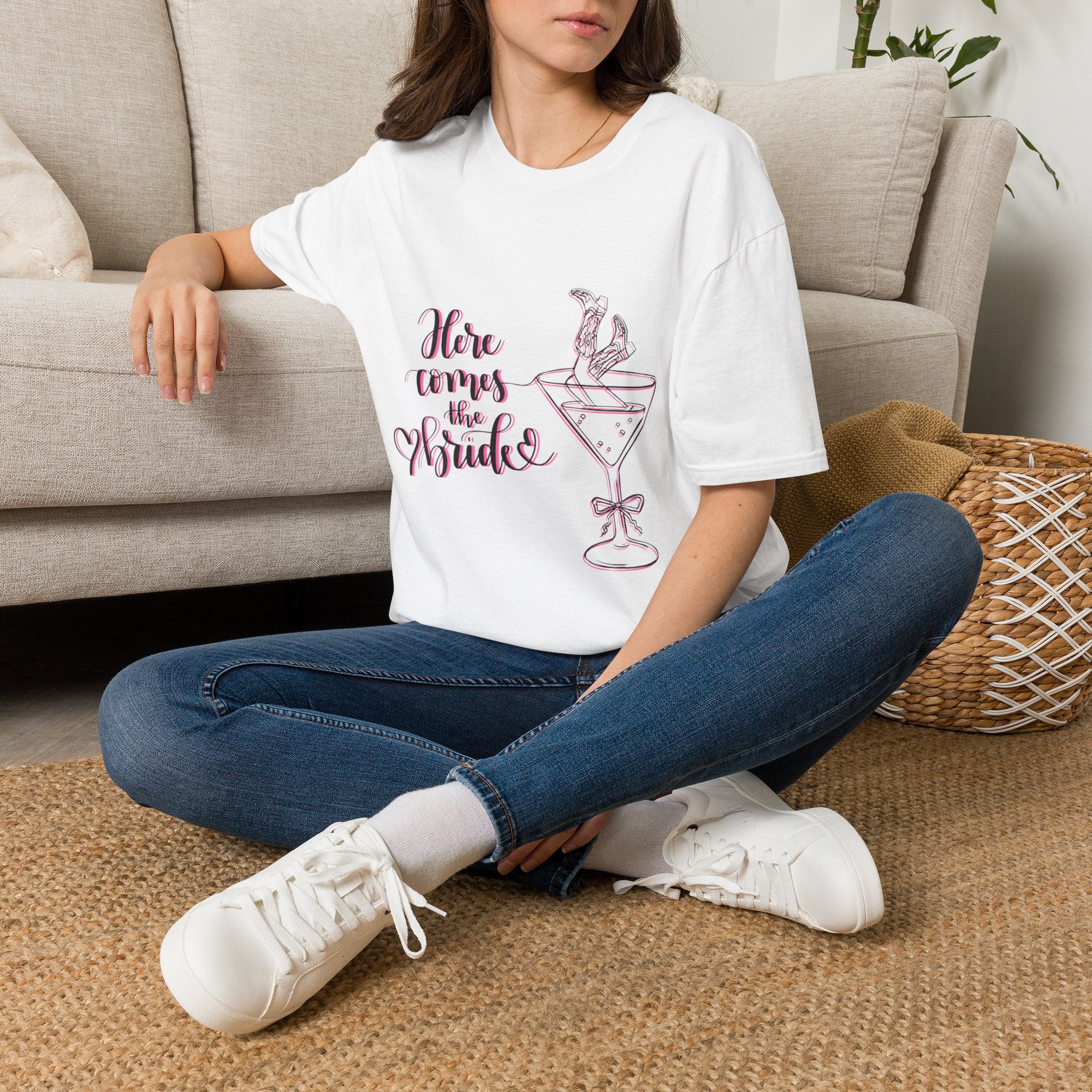 "Music City Bride Tribe: Here Comes the Bride" Tee — Bachelorette Bridal Party Tee