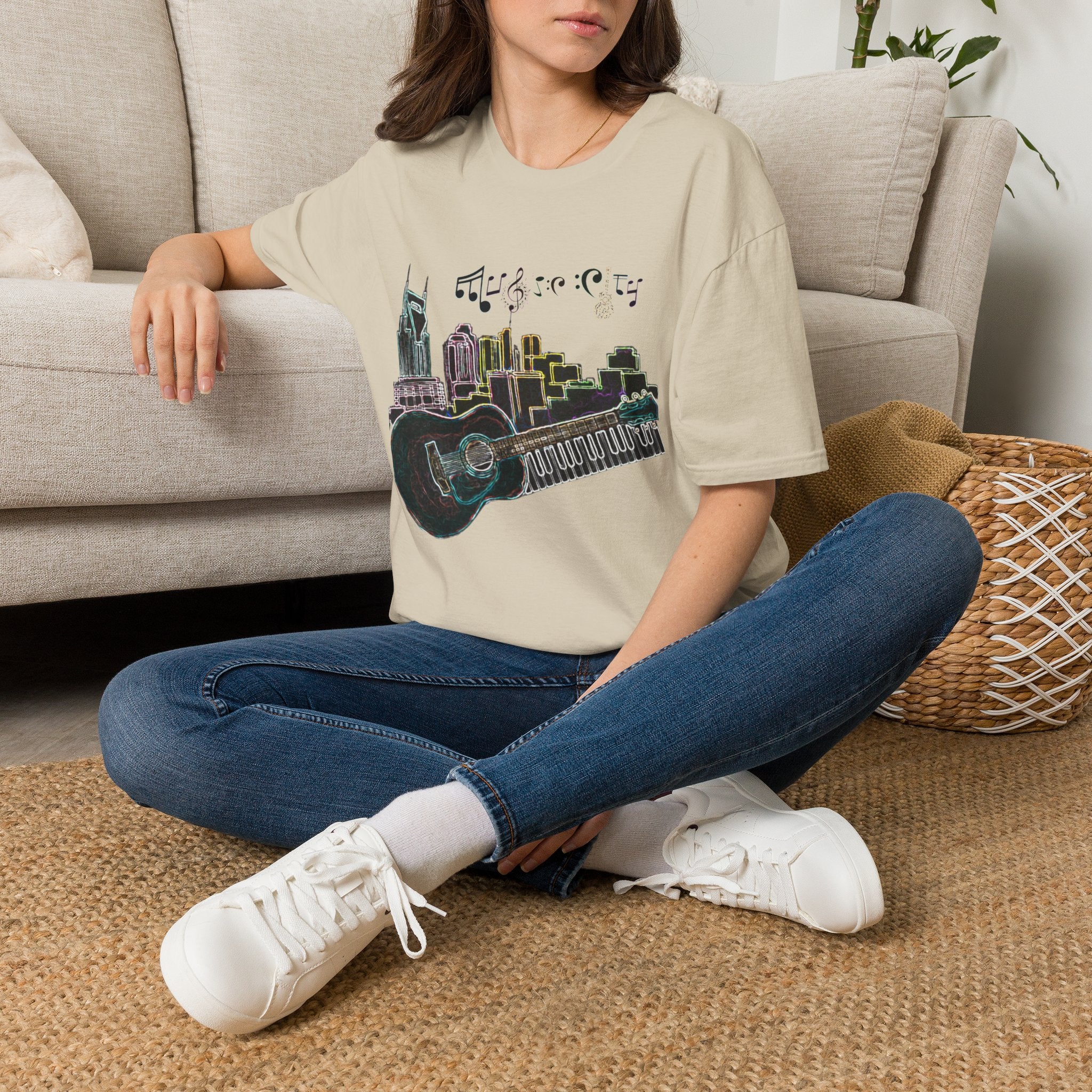 "Music City© Vibe" Unisex Double-Sided Tee