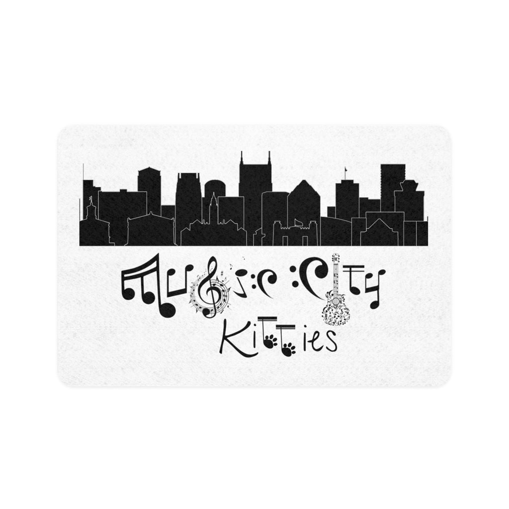 “Music City© Kitties" Non-Slip Pet Food Mat