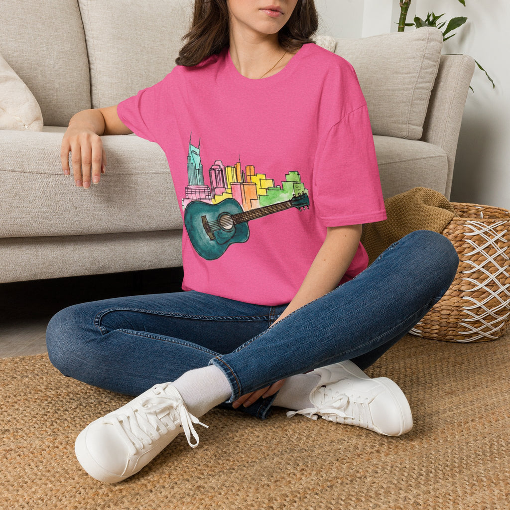 Watercolor MusicCityscape UnisexTee