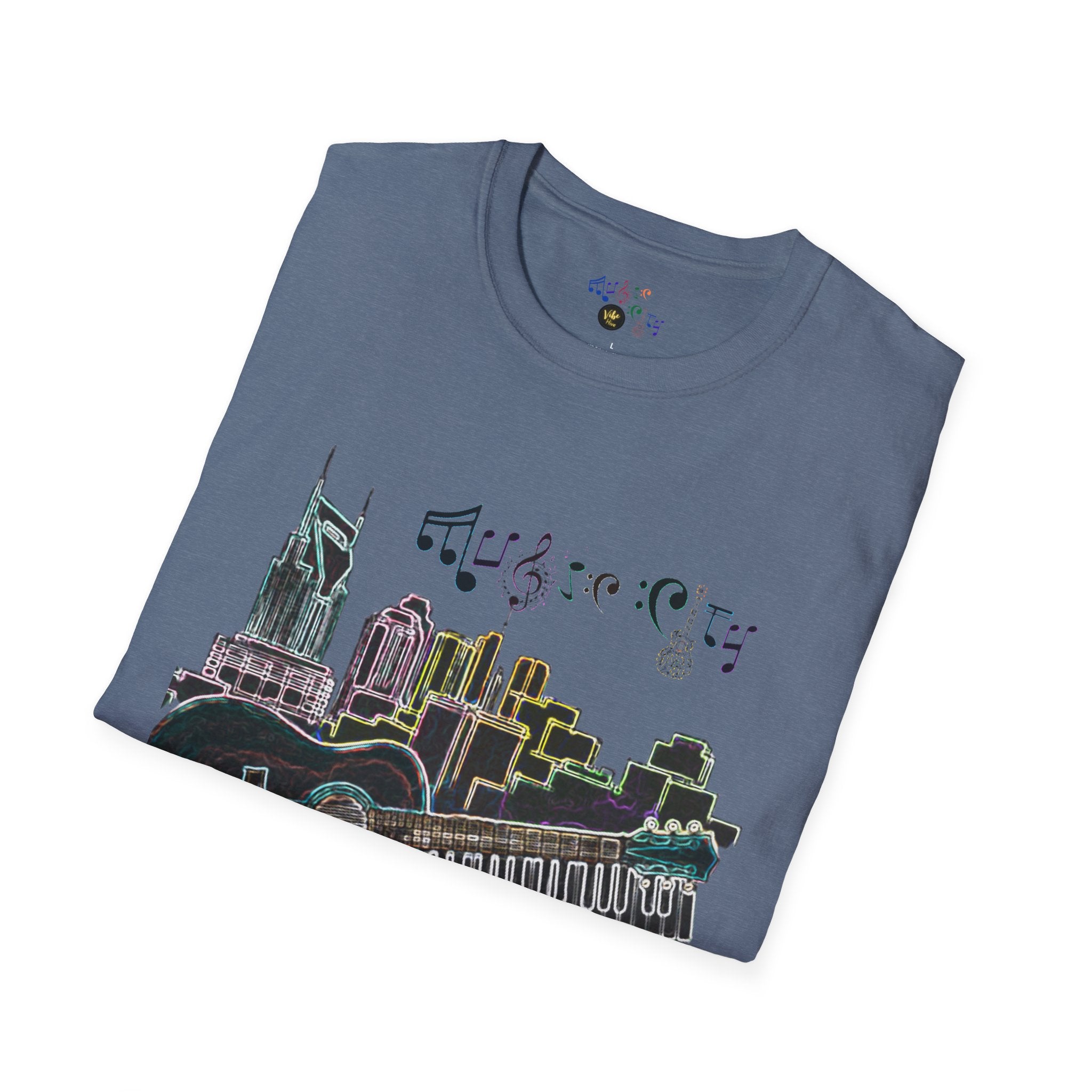 "Music City© Vibe" Unisex Double-Sided Tee