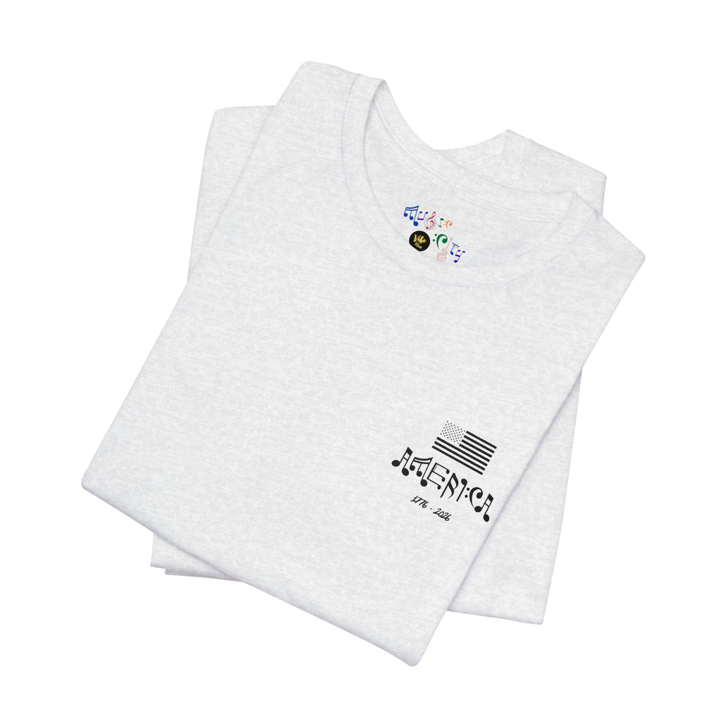   "Stars & Stitch" Embroidered American Flag Tee