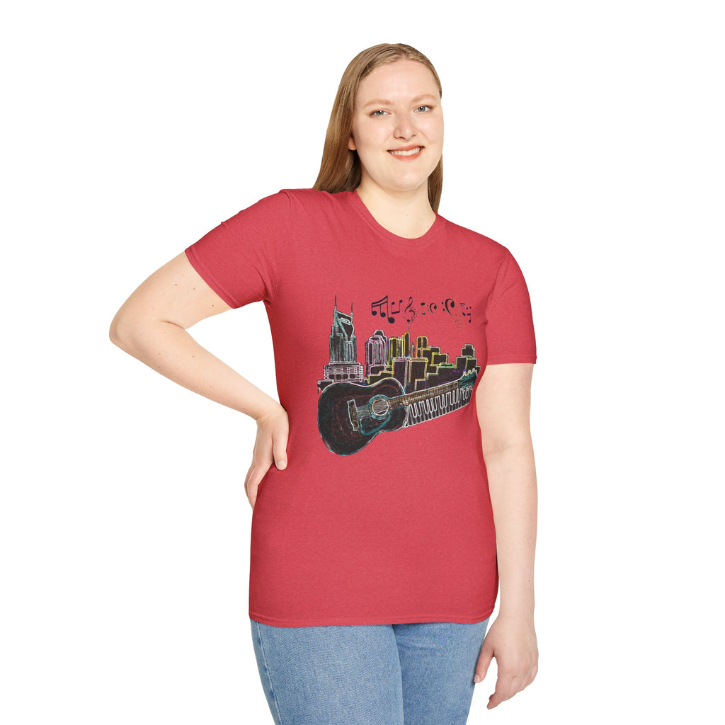 "Music City© Vibe" Unisex Double-Sided Tee