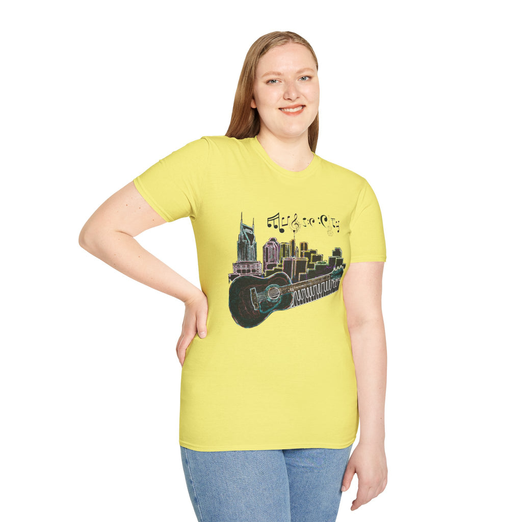 "Music City© Vibe" Unisex Double-Sided Tee