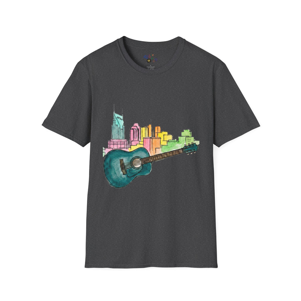 Watercolor MusicCityscape UnisexTee