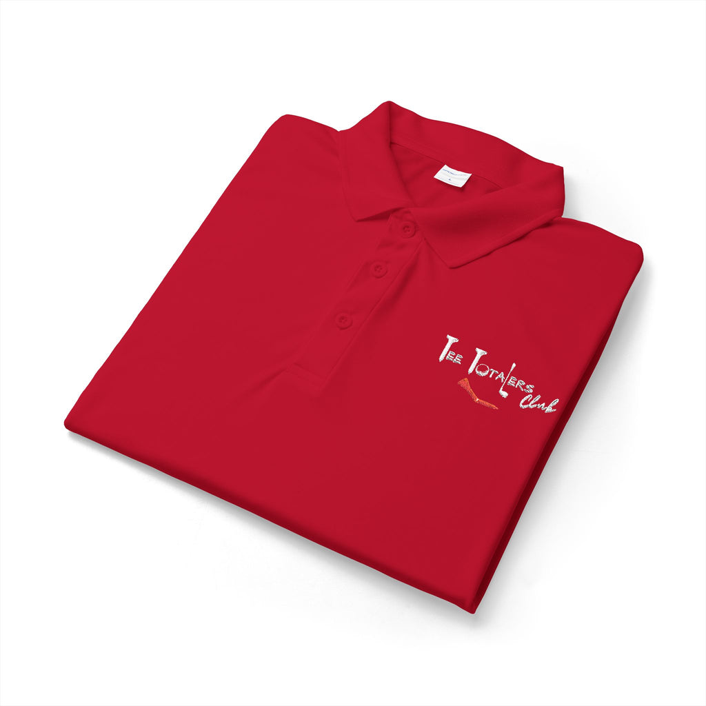 The "Tee Totalers Club" Embroidered Performance Polo