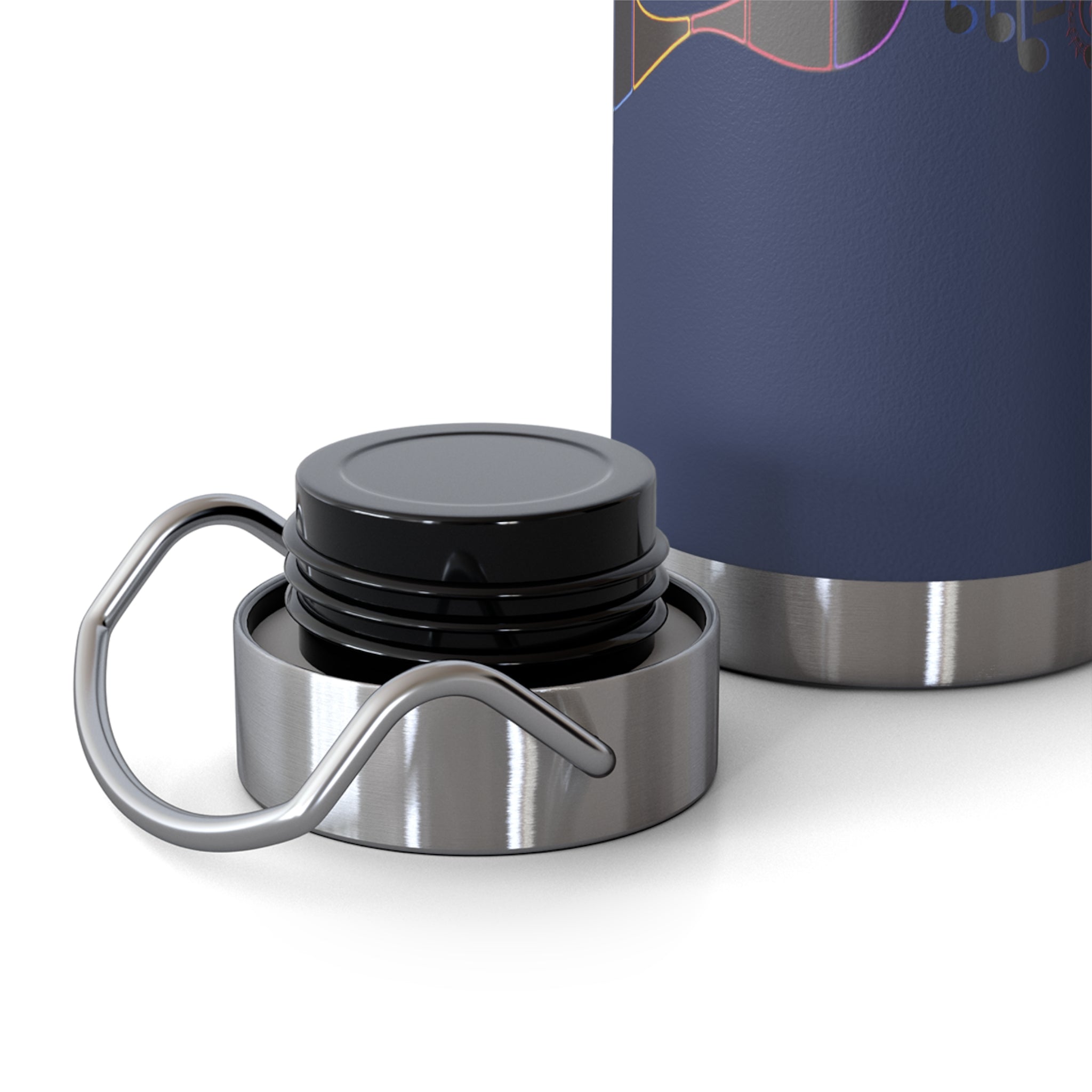 Artistic Music City Skyline Guitar Vacuum-Insulated Bottle