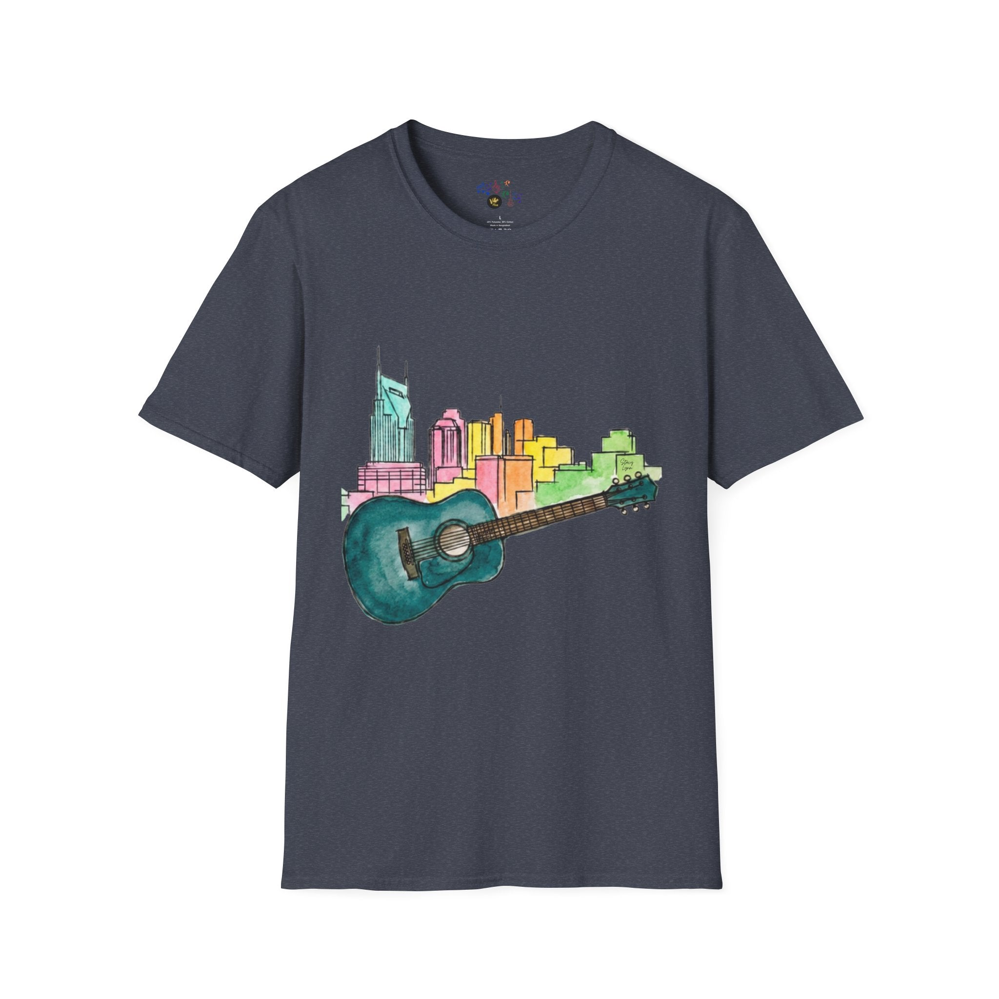 Watercolor MusicCityscape UnisexTee
