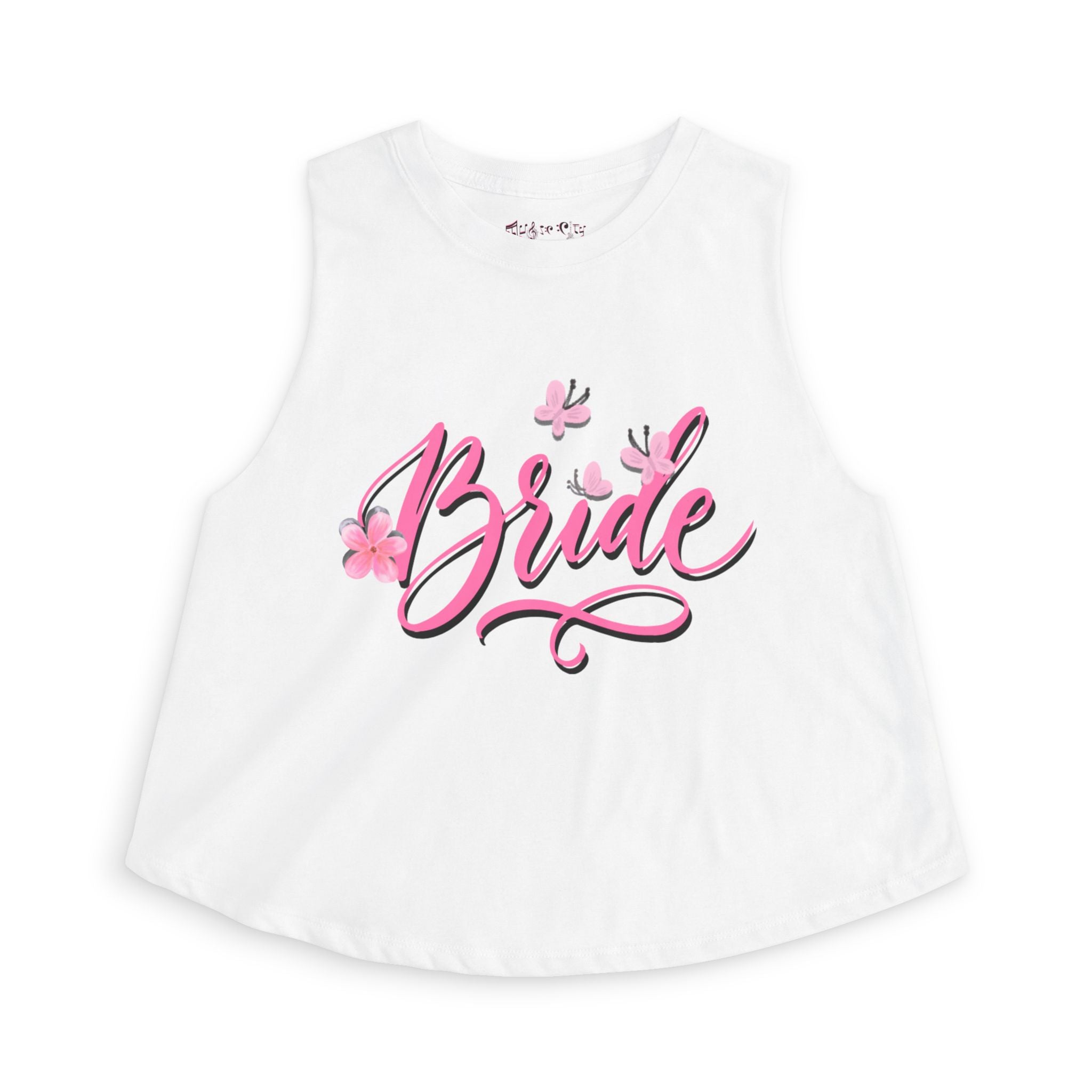 "Bride" Crop Top — Bachelorette & Bridal Shower Tank