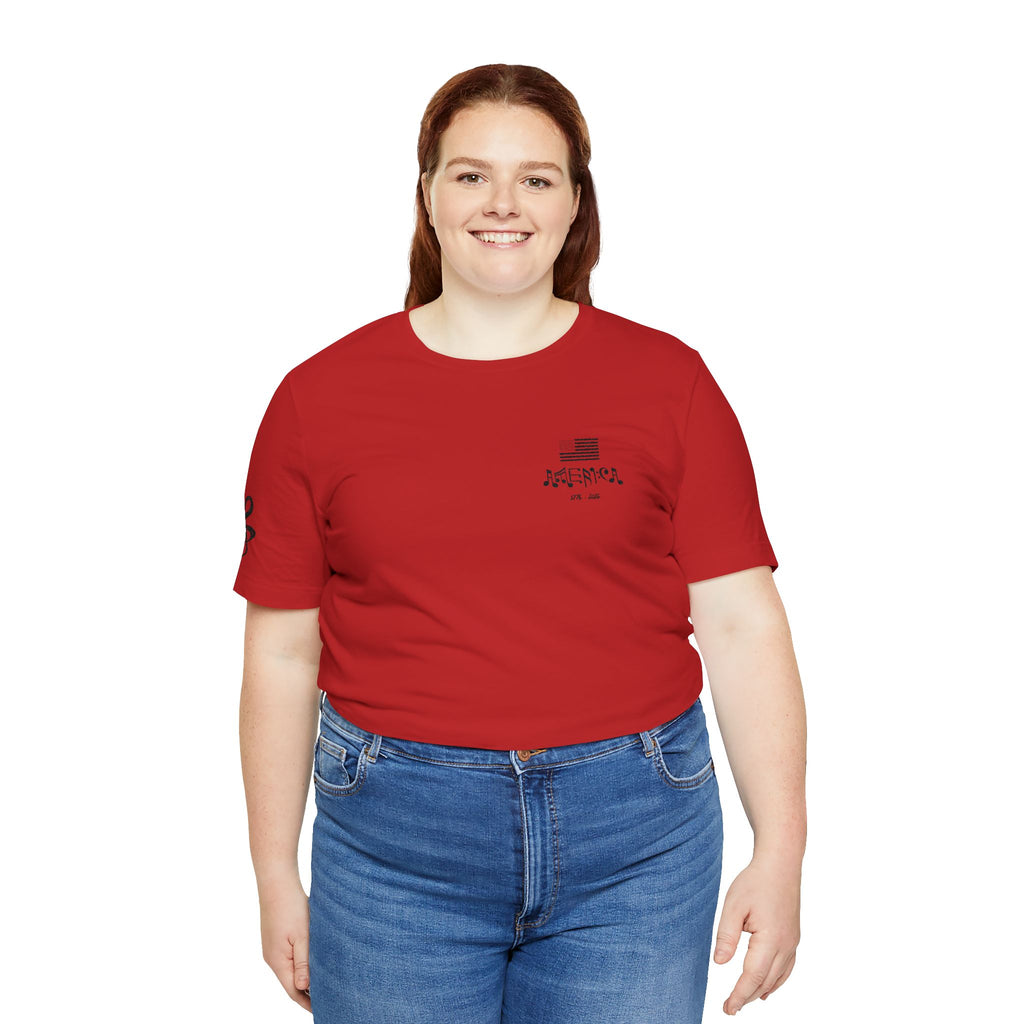   "Stars & Stitch" Embroidered American Flag Tee