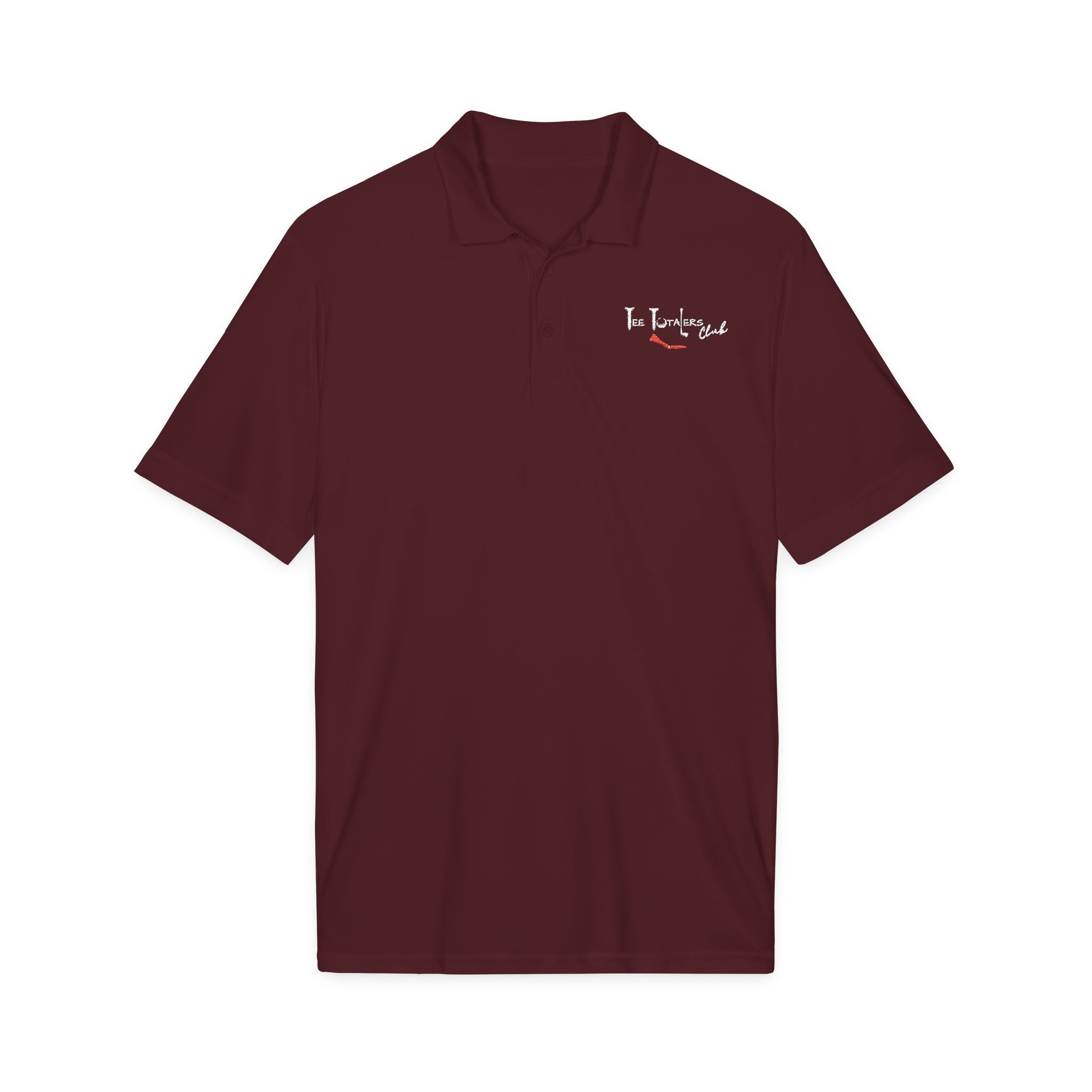 The "Tee Totalers Club" Embroidered Performance Polo