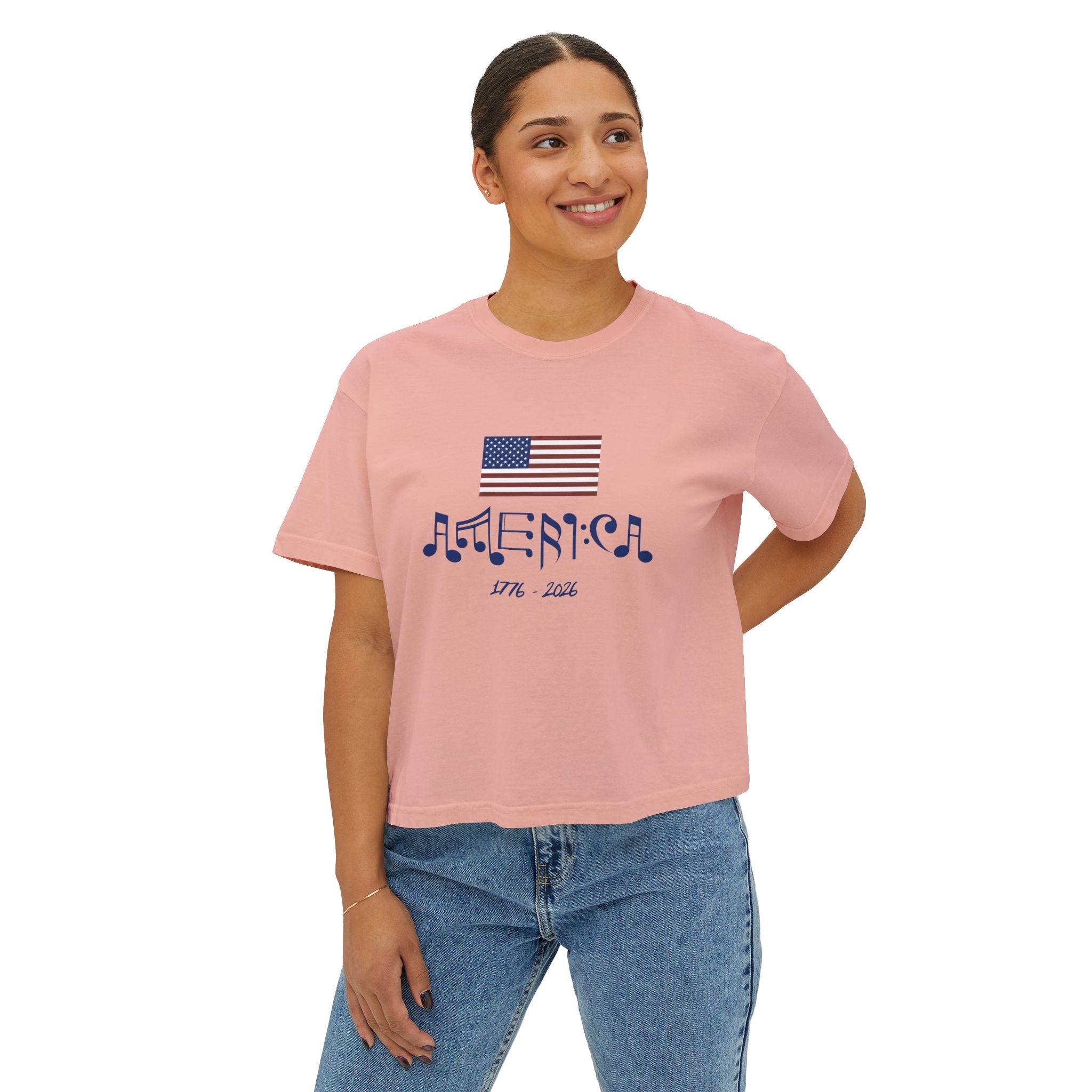 "Classic American Cadence" Boxy Ladies Tee