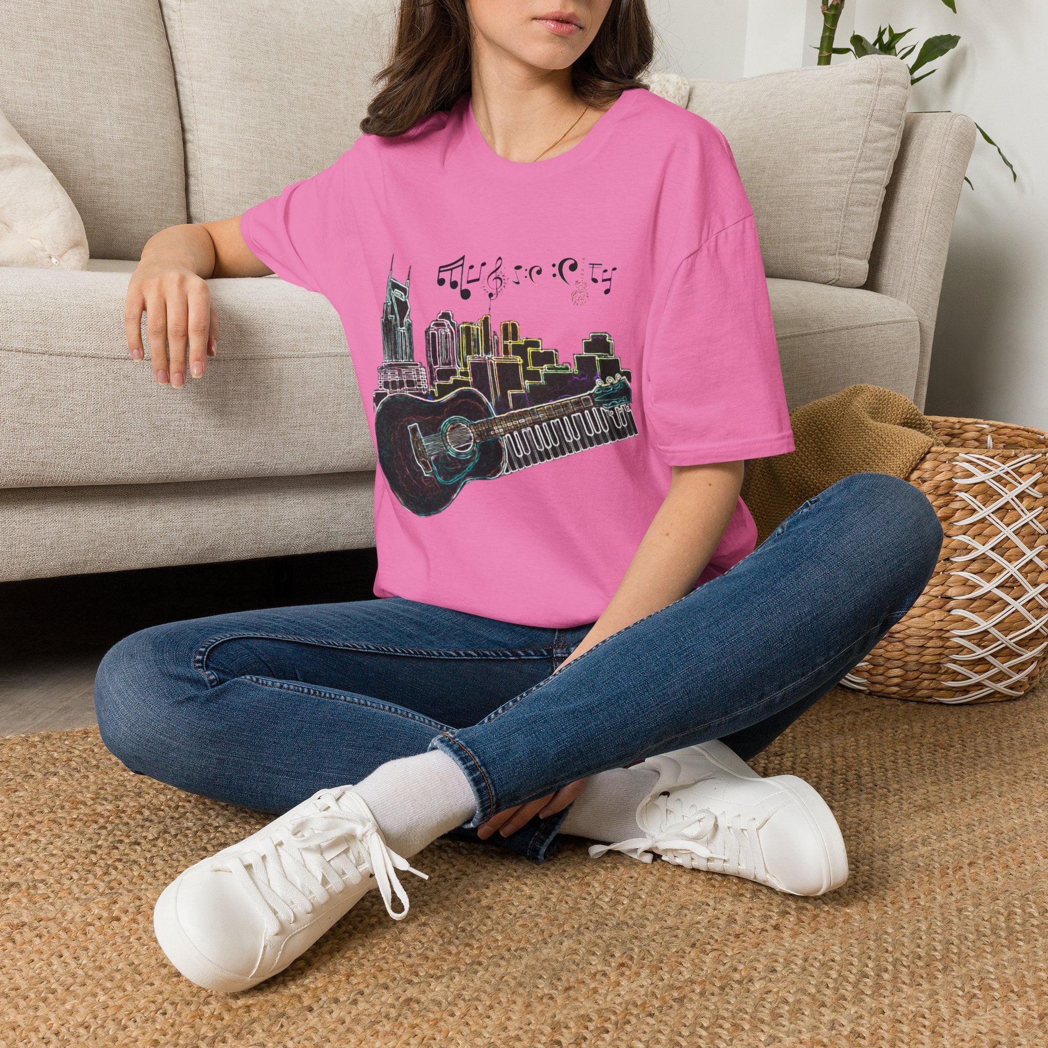 "Music City© Vibe" Unisex Double-Sided Tee