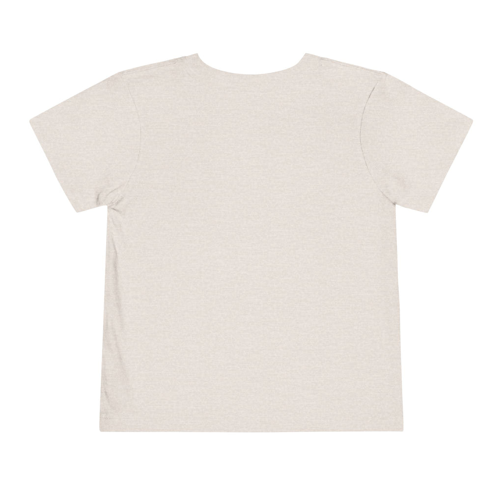 Girl's Toddler Tee with Pastel MusicCityscape