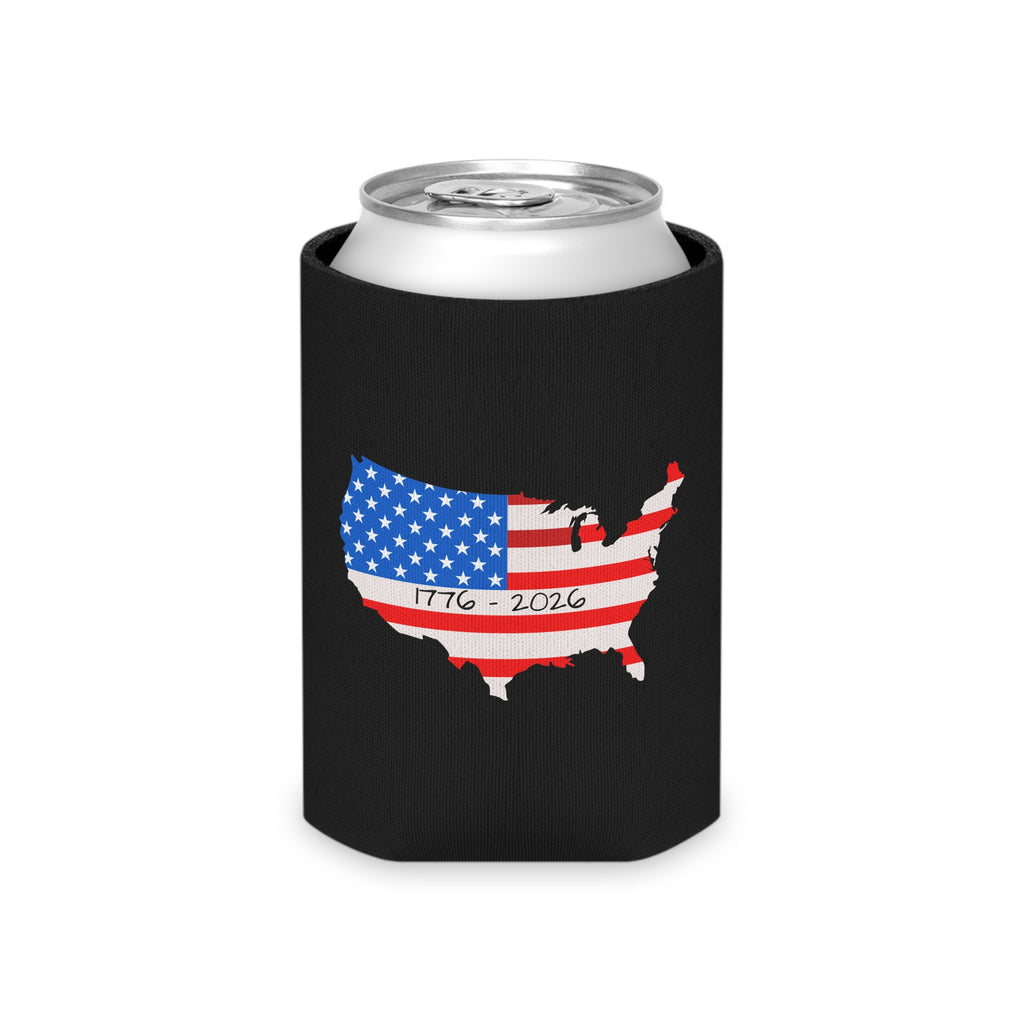 "Union Wrap" America 250 & USA Map Commemorative Can Cooler