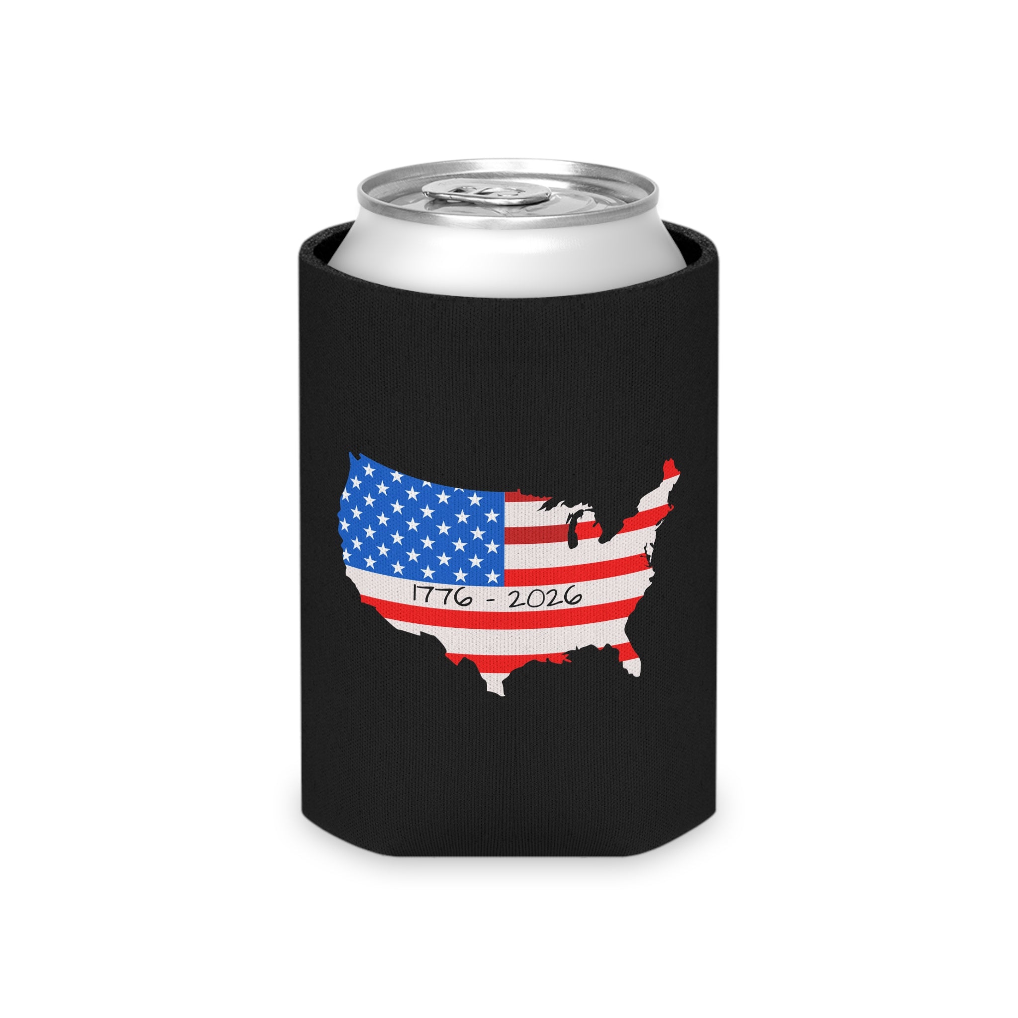 "Union Wrap" America 250 & USA Map Commemorative Can Cooler