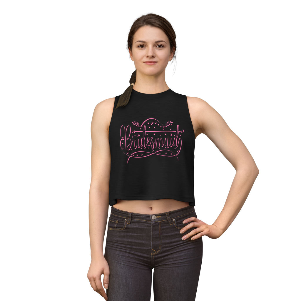 "Bridesmaid" Crop Top — Bachelorette & Bridal Shower Tank