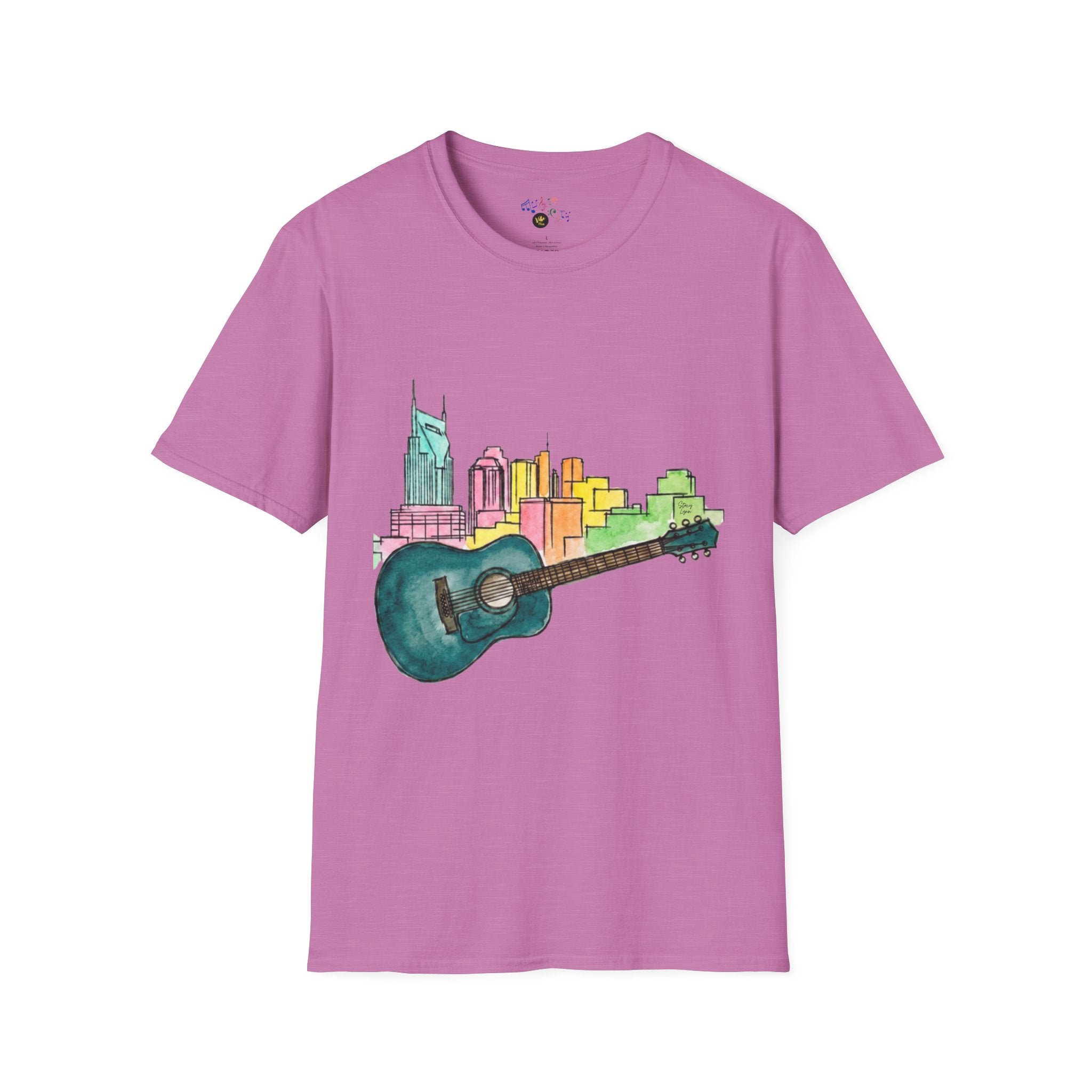 Watercolor MusicCityscape UnisexTee