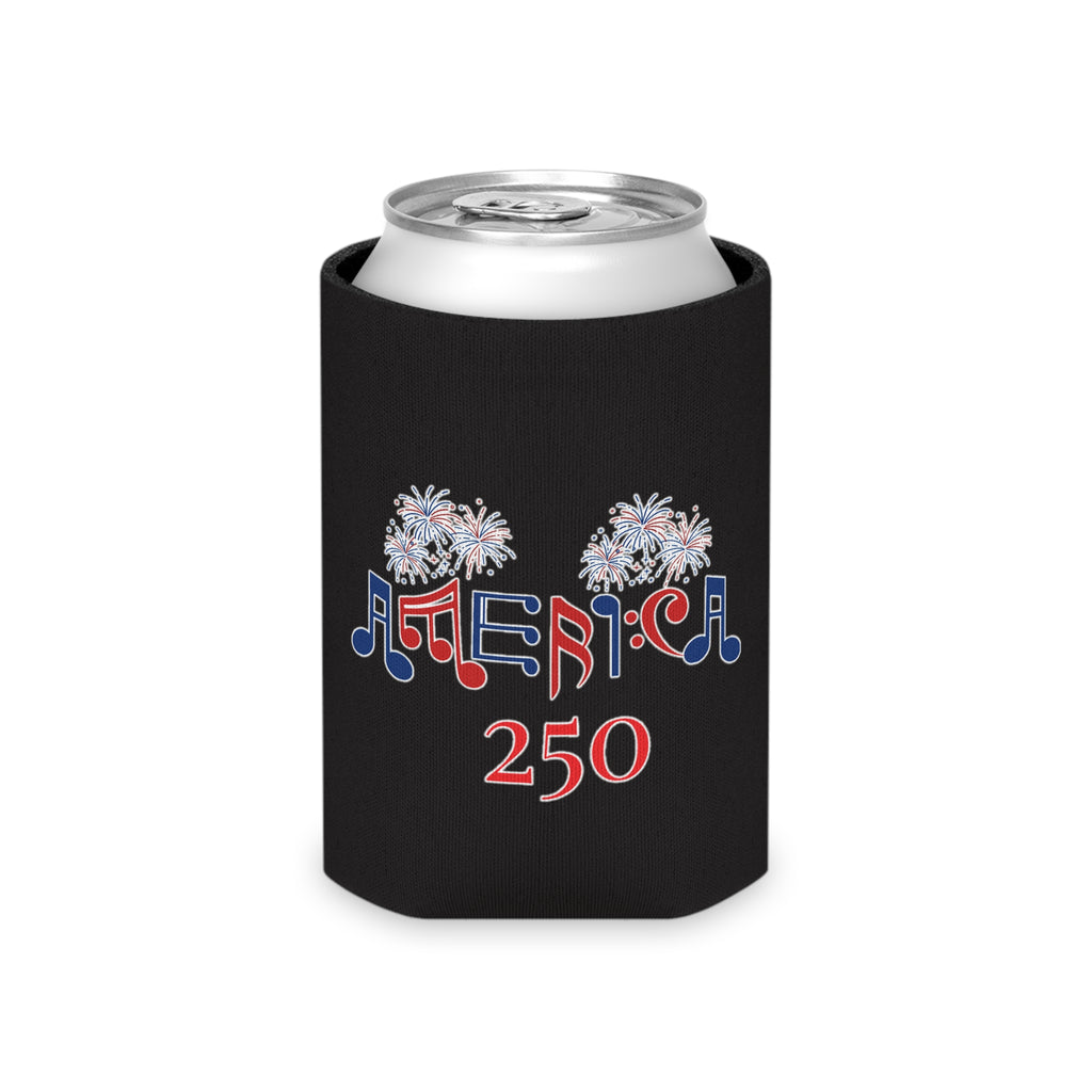 ""America 250 & Patriotic Music City© Guitar" Commemorative Can Cooler