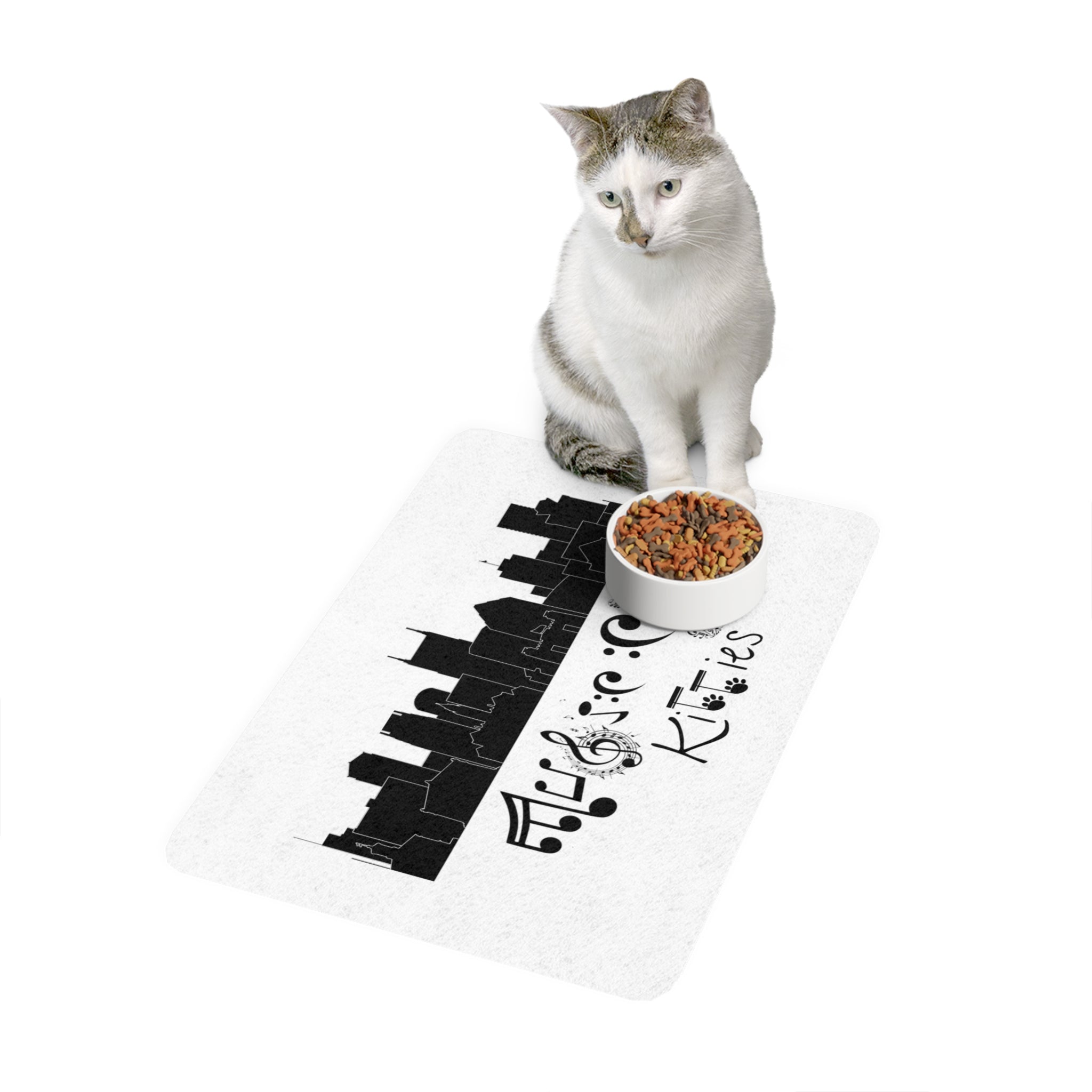 “Music City© Kitties” Food Mat