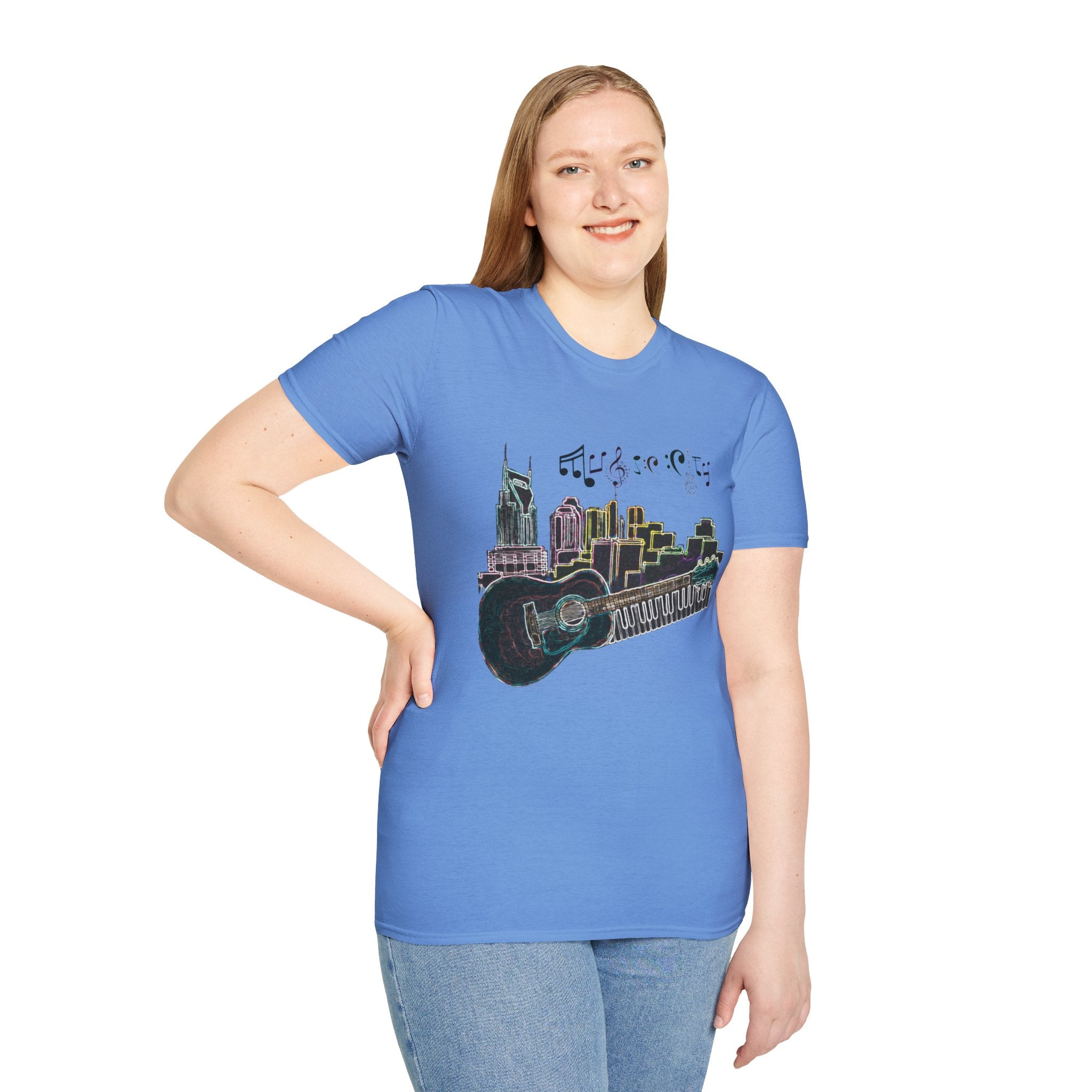 "Music City© Vibe" Unisex Double-Sided Tee