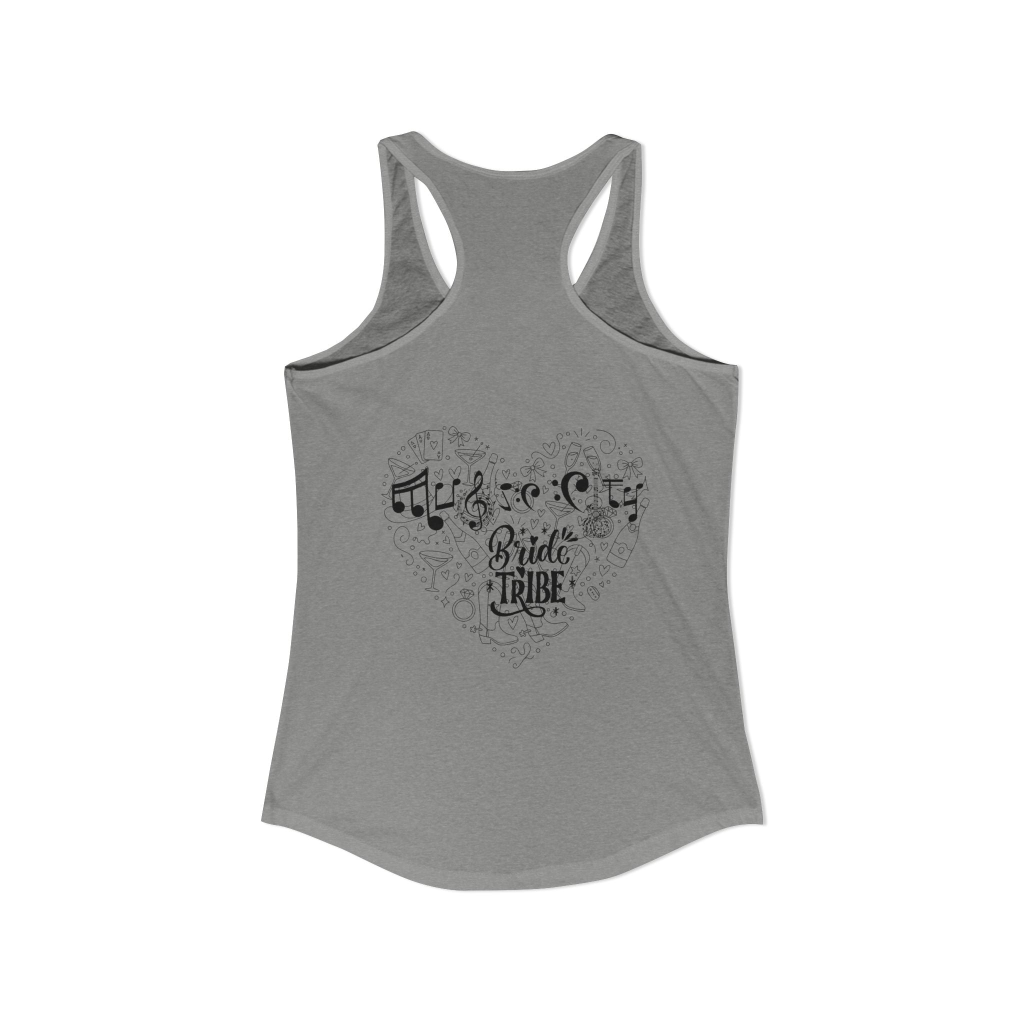 Personalized "Music City Bride Tribe Nash Bach" Racerback Tank - Bachelorette Weekend Wear