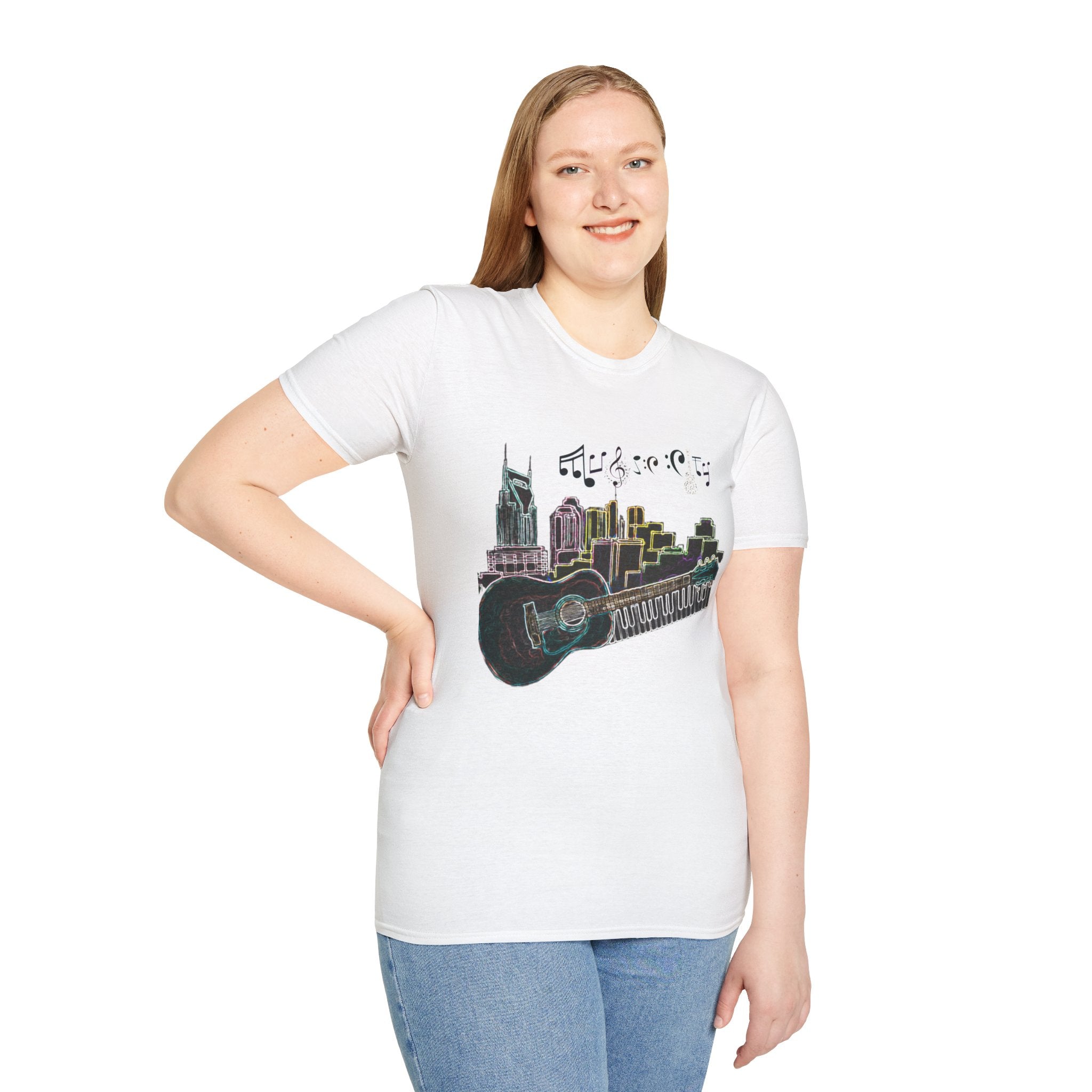 "Music City© Vibe" Unisex Double-Sided Tee