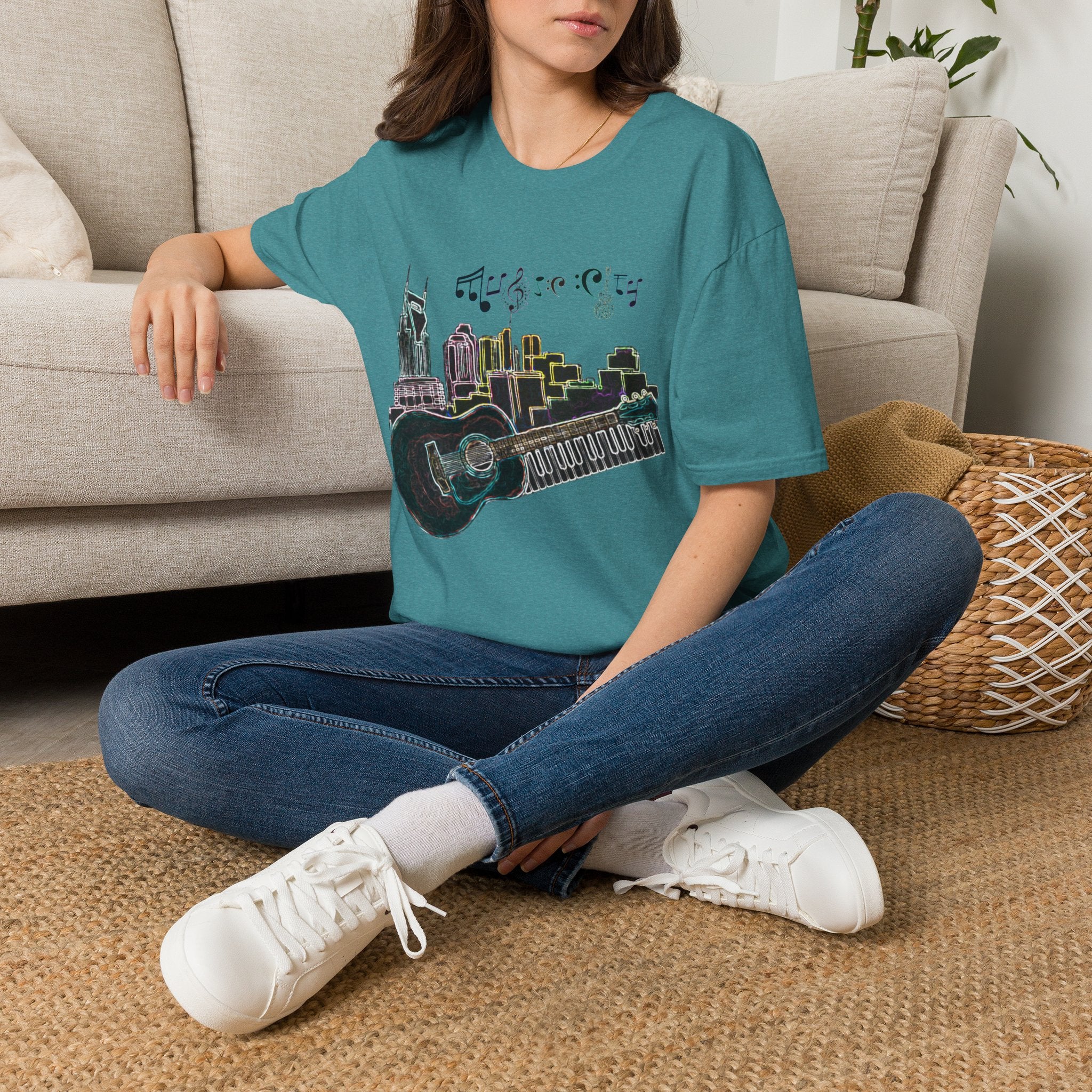 "Music City© Vibe" Unisex Double-Sided Tee