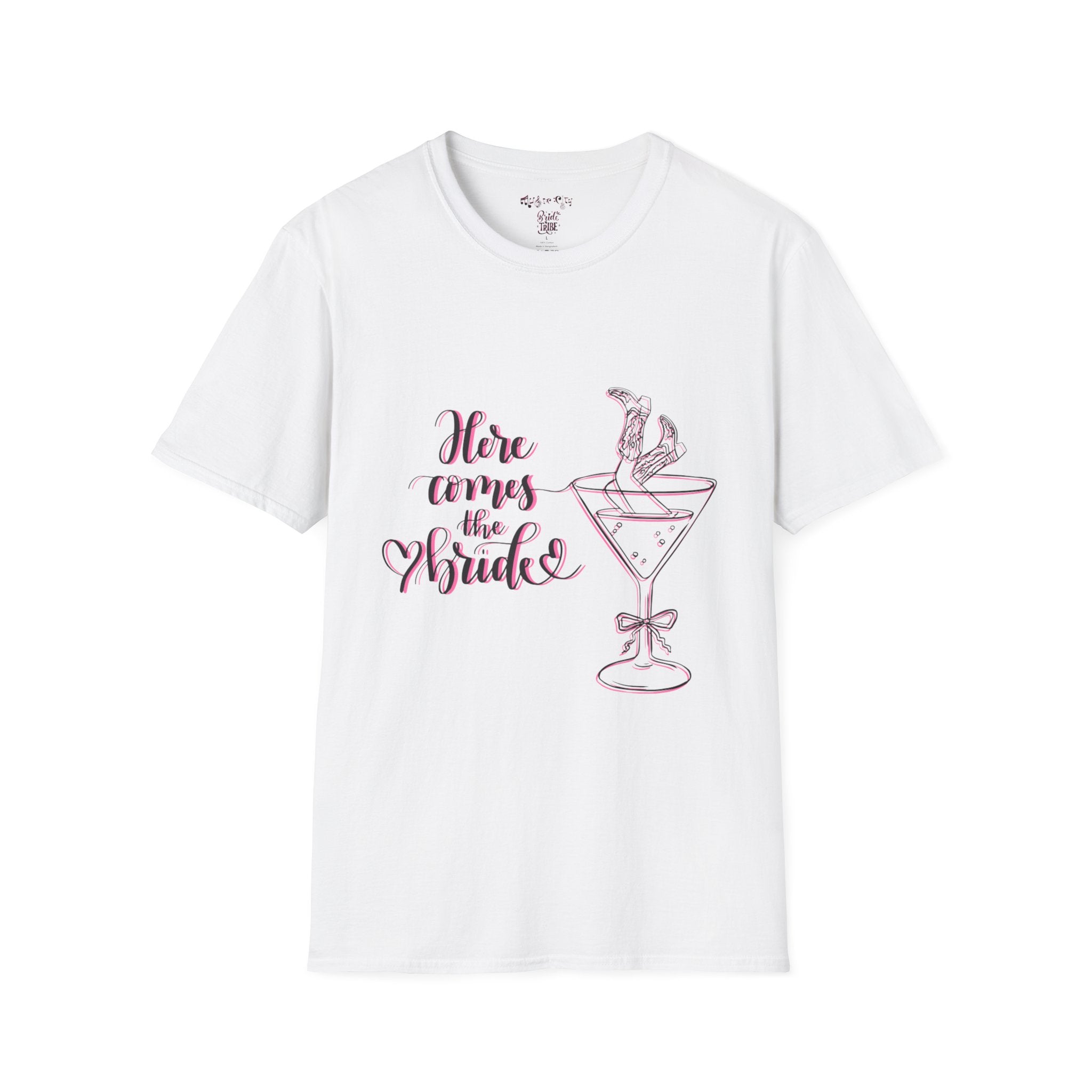 "Music City Bride Tribe: Here Comes the Bride" Tee — Bachelorette Bridal Party Tee