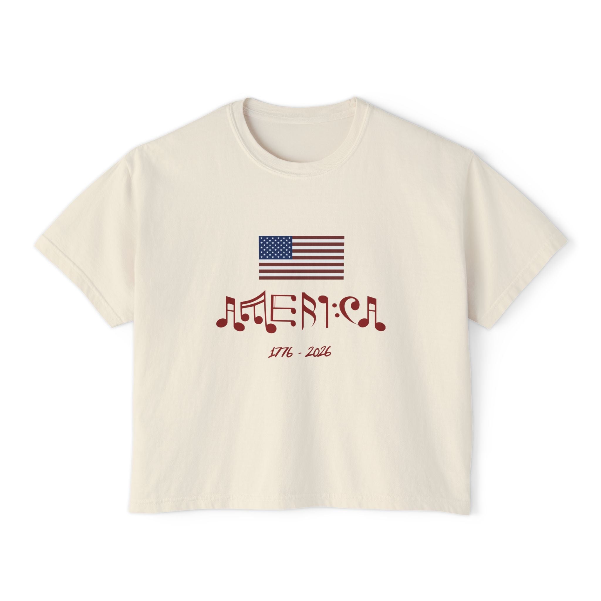 "Classic American Cadence" Boxy Ladies Tee