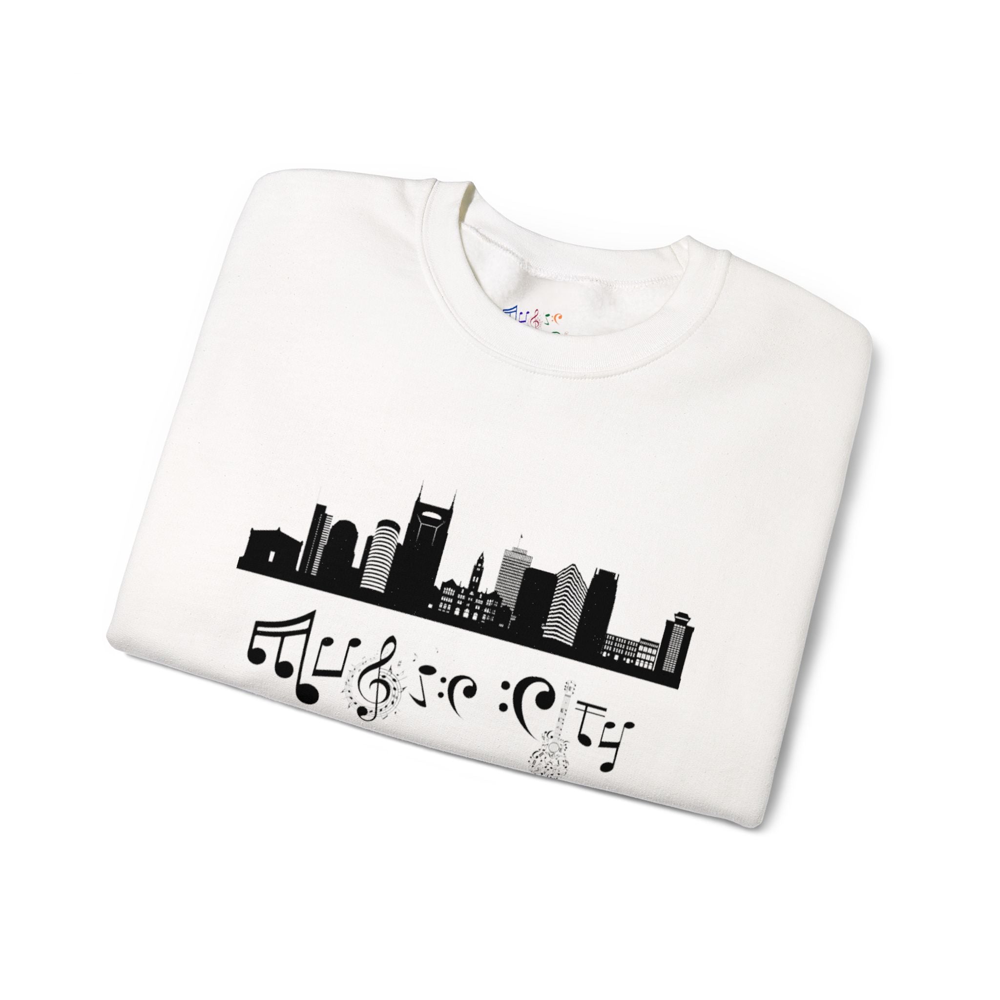 "Music City© Skyline" Embroidered Sweatshirt