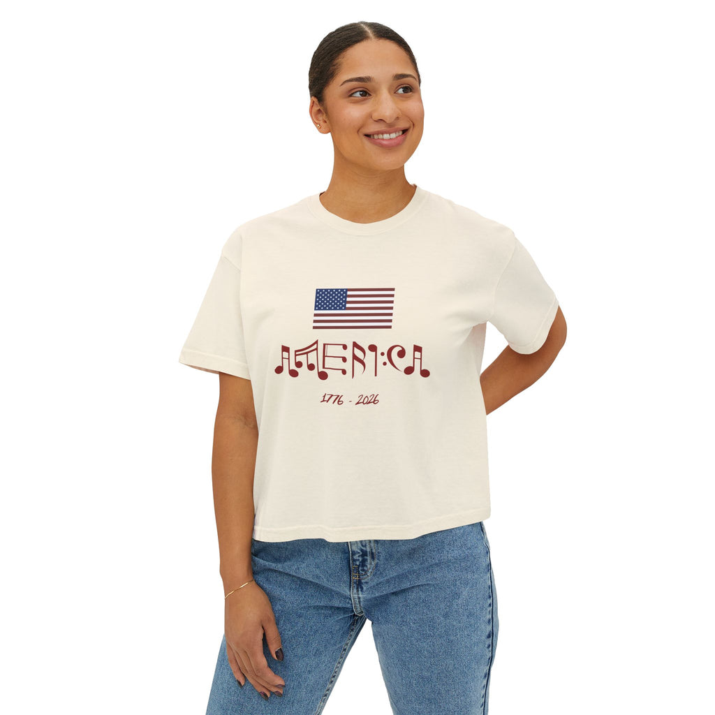 "Classic American Cadence" Boxy Ladies Tee