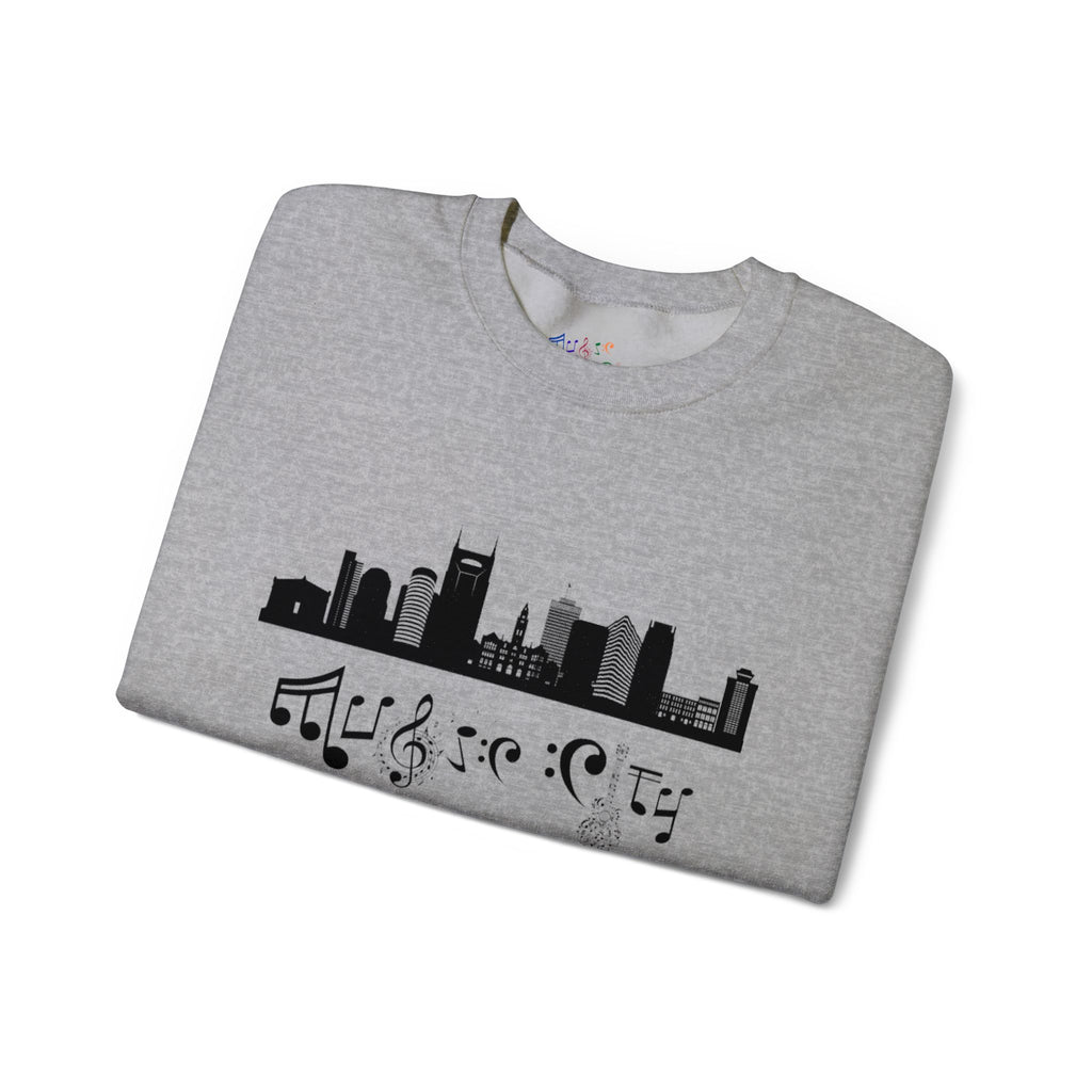 "Music City© Skyline" Embroidered Sweatshirt
