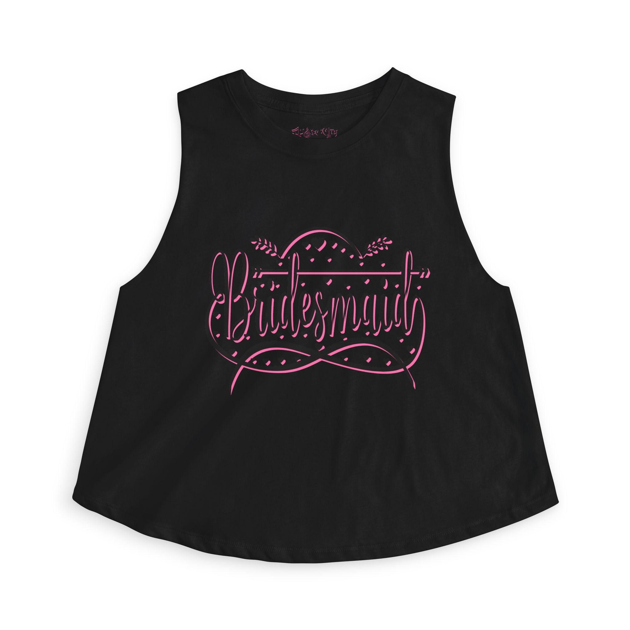 "Bridesmaid" Crop Top — Bachelorette & Bridal Shower Tank