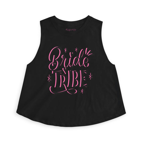 "Bride Tribe" Crop Top — Bachelorette & Bridal Shower Tank