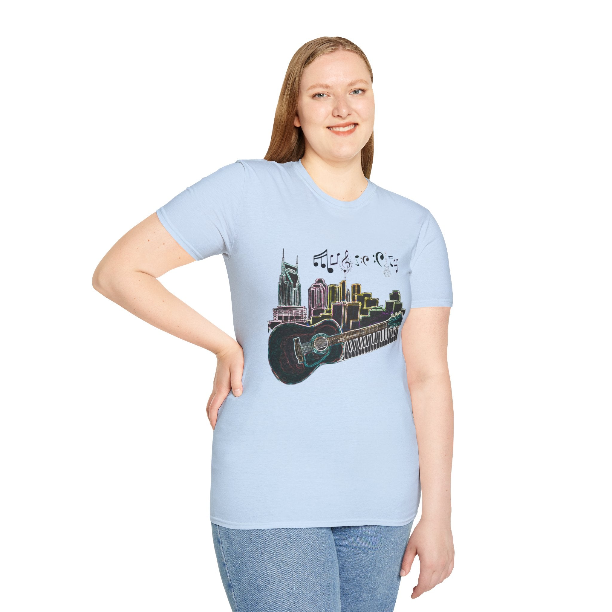 "Music City© Vibe" Unisex Double-Sided Tee