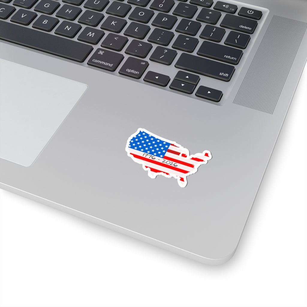 "USA 1776–2026" Commemorative Kiss-Cut Sticker