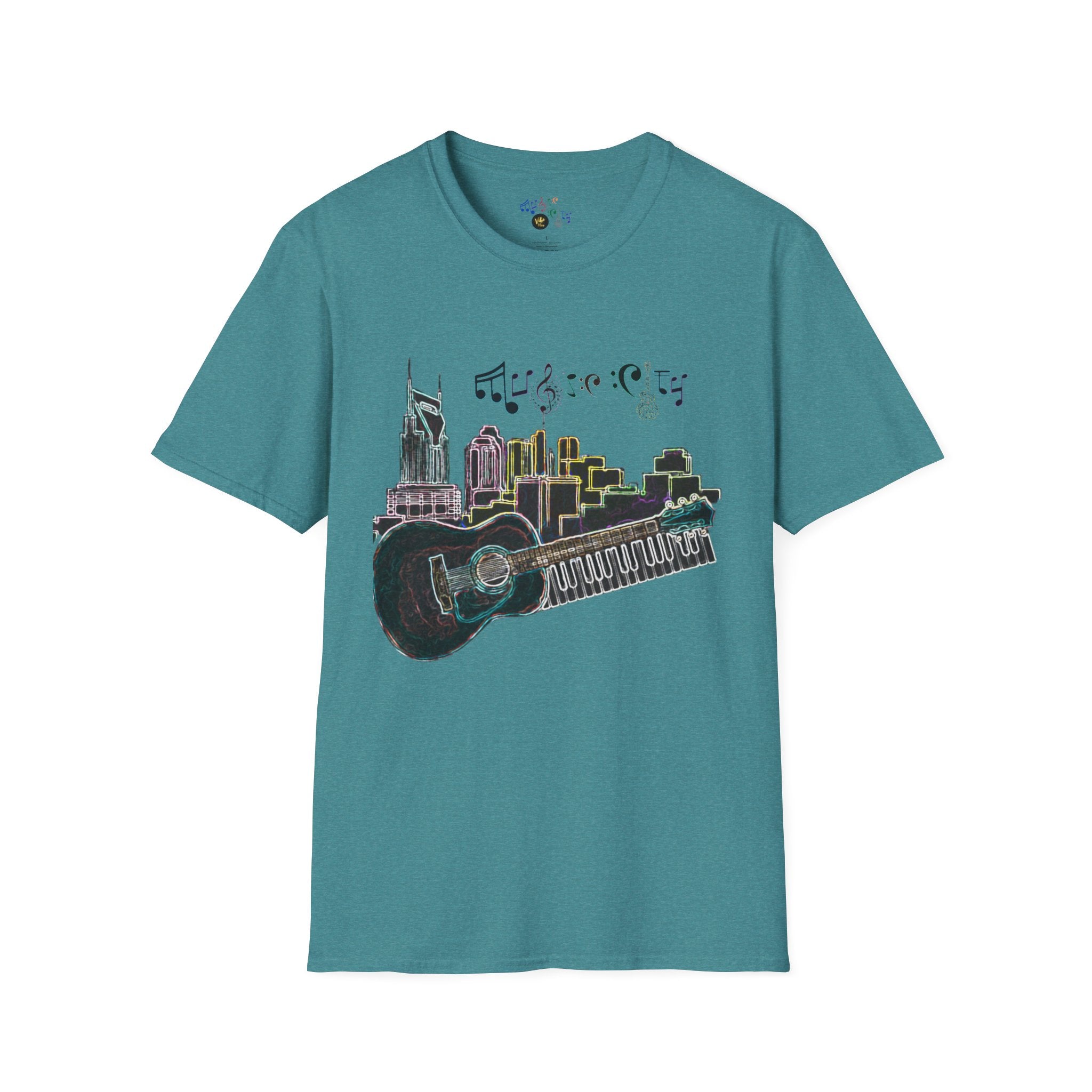"Music City© Vibe" Unisex Double-Sided Tee