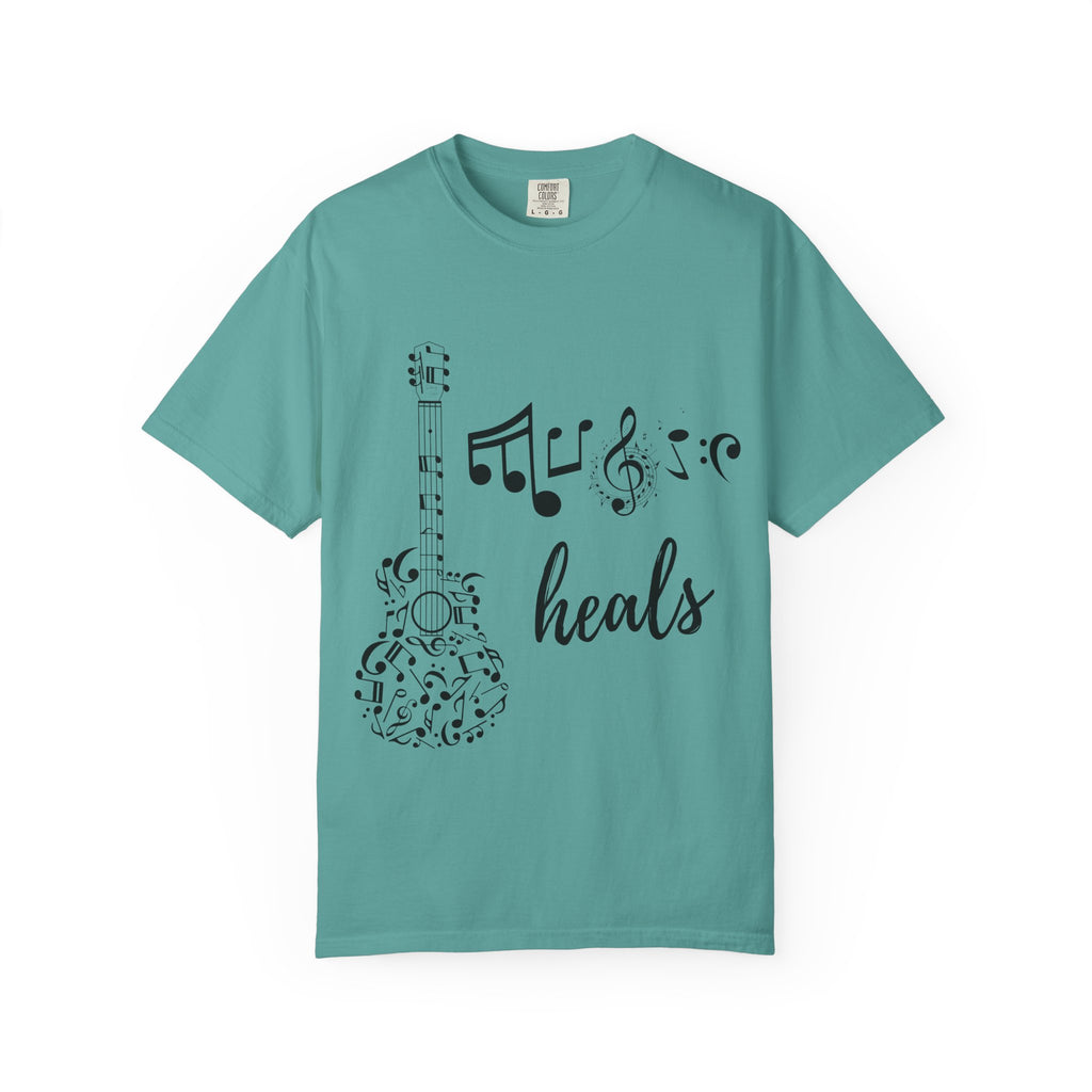 "Music Heals" Graphic Tee - Black